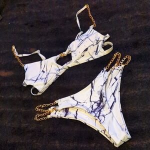Super sexy marble bikini